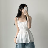 Modding Shirring Ribbon Nash Blouse