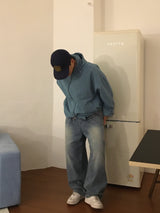 オーバーユニセックスデニムパンツ(1color)