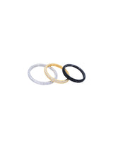 Star pave slim Ring