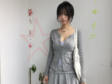 punching pocket cardigan
