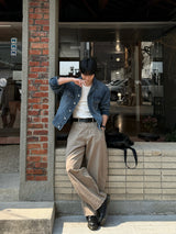 D-ring puttige curved pants