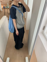 ストライプ ショルダーバッグ