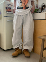 Parma Label Cut-Line Sweatpants