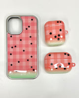 スイカエポキシシルバースマホケース