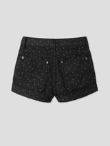 NONFADE DOT DENIM SHORTS (2C)