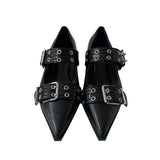 Eylet flat heels