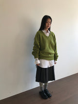 PREP Vネックニット（8color)