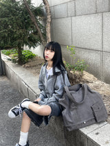 ソーダピンタックウォッシングバミューダパンツ
