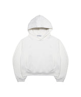 balloon crop hoodie_white