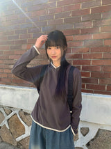 26SS★ [BAONHAUS]クレアフラワーレイヤードパーカー