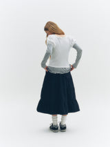 Double Frill T-shirt (Grey)