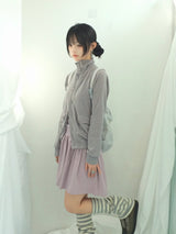 Shirring Flared Dress