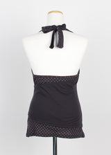 DOT HALTER SLEEVELESS