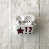 Star Dangdang Dot Burgundy Glossy AirPods Case