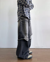 Alt Layered Denim Pants