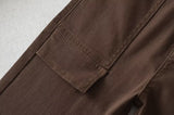 High-End Zipper Long Bootcut Pants