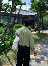 Hyper Essential Overfit Linen Shirt