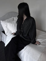 ペアウールストライプジップアップ (unisex)