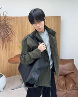 ラダン ビッグ レザー ショルダーバッグ