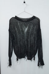 Vintage Grunge Knit (Black)