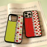 [MADE]Fruit dots case (strawberry)