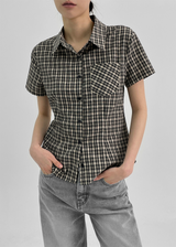 [MADE] Bauren Check Short Sleeve Shirt