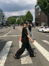 A-N ベーシックワイドデニムパンツ 2C