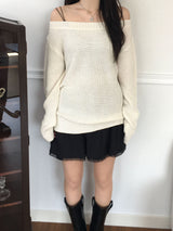 Neff Off-Shoulder Knitwear (3 colors)