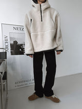 [Premium] 3 TAP Shearing Anorak Hoodie (2color)