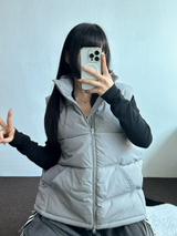 Bカシックフィットパディングベスト💚🩶🖤🤍🤎6カラー