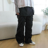 Shirred Skirt Pants