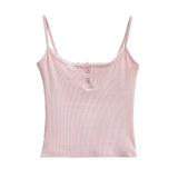 Mellow Button Point Sleeveless