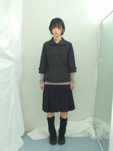 Semi-A-Line Double Button Jacket