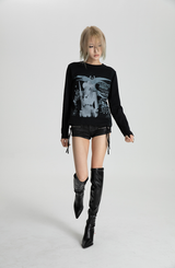 SEXXDEVIL "COMBAT" Graphic LS TEE