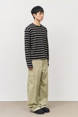 メイフェージングボーダー長袖Tシャツ