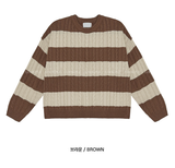  A-ekid Knock Dangara Overfit Knit