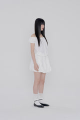 VOLUME NYLON WINDBREAKER - WHITE