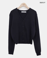 Hunin Basic V-Neck Knit Cardigan