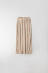 Jersey Long skirt (Beige)