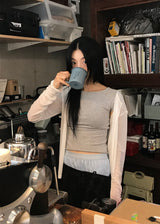 BOAT NECK OFF TEE