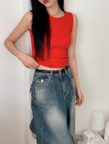 High Quality Basic Rib Sleeveless (5color)