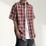 Latz Boxy Fit Check Short Sleeve Shirt