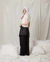 Satin strap sk / black