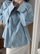 Setter Stripe Oversized Shirt