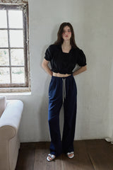 Mose punching blouse_black