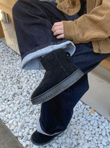 Malbec Raw Denim Wide Brushed Pants