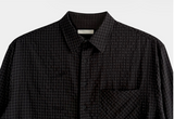 Look Authentic Embossed Check Seersucker Oversized Shirt