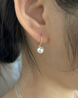 サンデーパールピアス (シルバー)