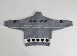 Nyangdeng's nose-dishon tteokbokki knit cardigan