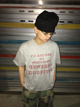 Daily Lettering Semi-Cropped Short Sleeve T-Shirt (4c)